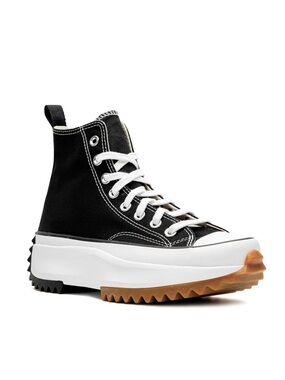 Converse Run Star Hike Hi Black Gum White Sneakers